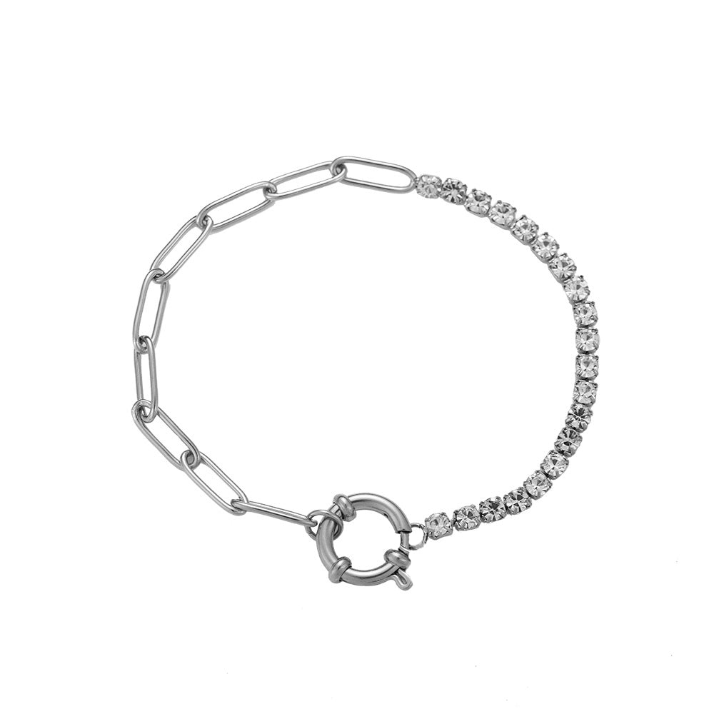 Diamond Chain Armband Silber - EL2IZ JEWELRY