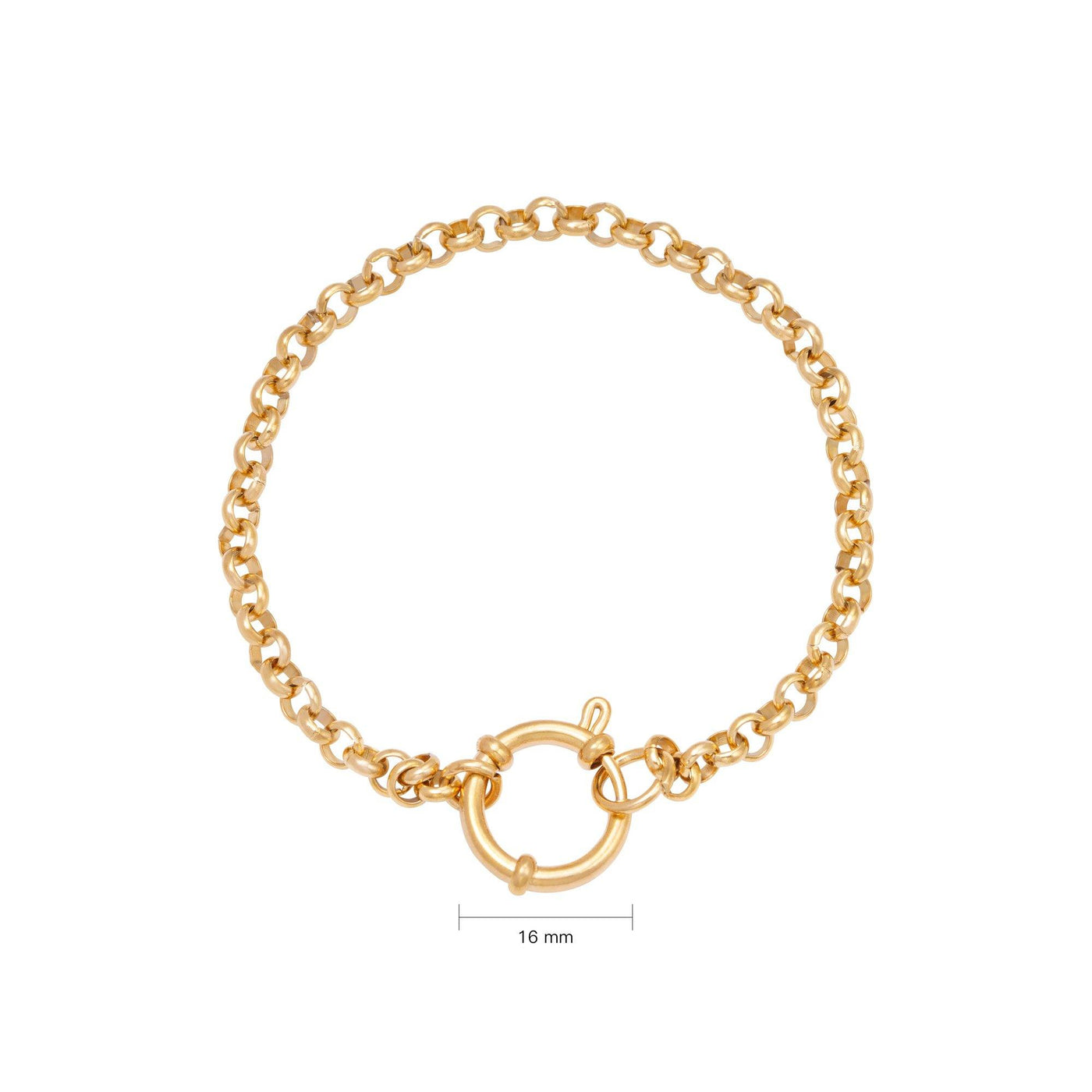 Circle Chain Armband Gold - EL2IZ JEWELRY